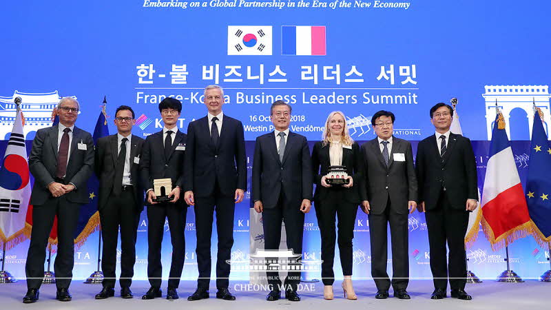 Attending the France-Korea Business Leaders Summit