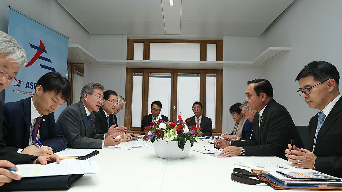 Korea-Thailand Summit on the sidelines of the ASEM Summit