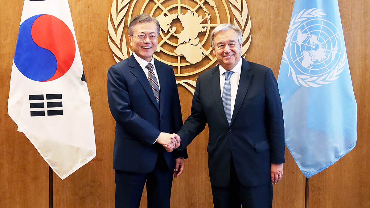 Meeting with U.N. Secretary-General António Guterres