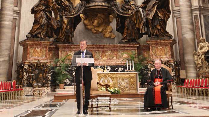 Remarks by President Moon Jae-in During Special Mass at Vatican for Peace on Korean Peninsula