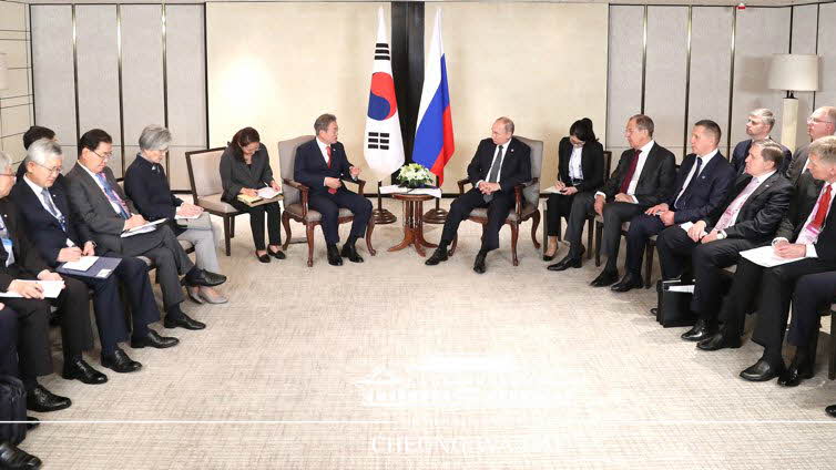 Korea-Russia summit on the sidelines of ASEAN-related summits