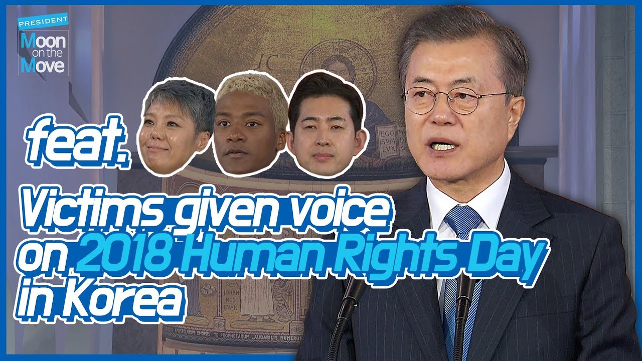 President Moon Jae-in Attending 2018 Human Rights Day Ceremony