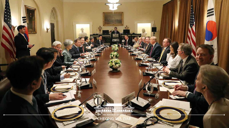 Korea-U.S. expanded summit and luncheon at the White House