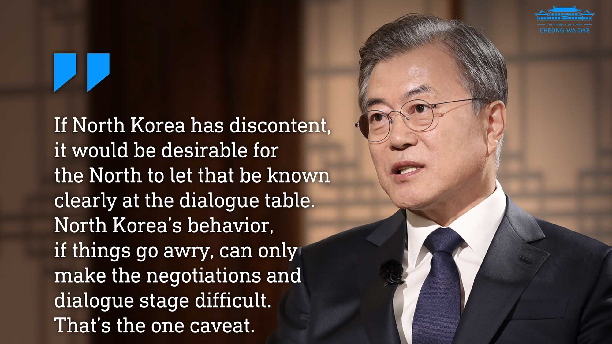 Special Talk with President Moon Jae-in Marking Two Years in Office