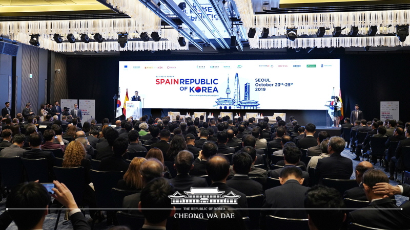 Attending the Korea-Spain Business Forum