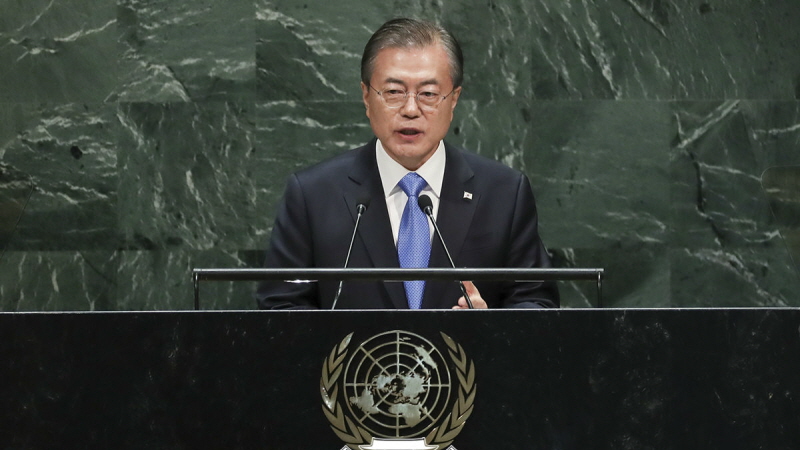 Addressing the 74th session of the United Nations General Assembly at the U.N. Headquarters in New York