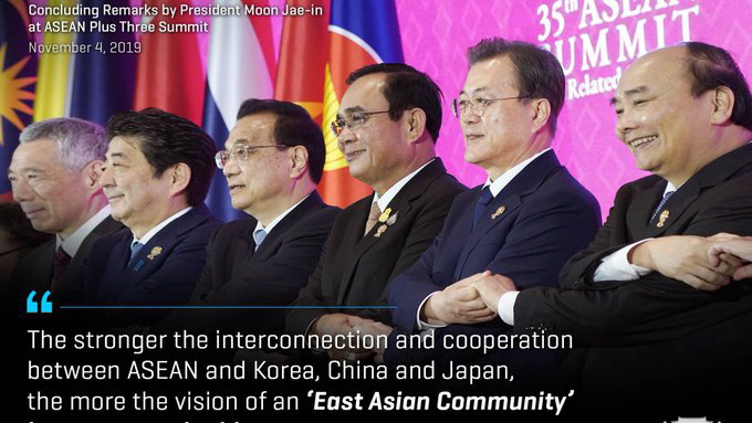 Concluding Remarks by Pres. Moon at ASEAN Plus Three Summit