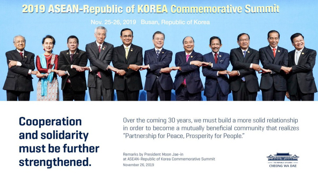 Remarks by Pres. Moon at ASEAN-Republic of Korea Commemorative Summit