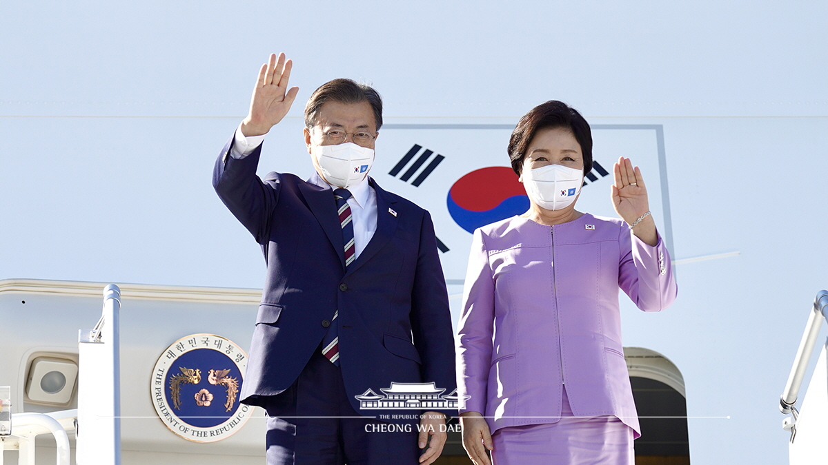 Arriving at John F. Kennedy International Airport in New York