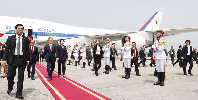 Arriving in Vietnam