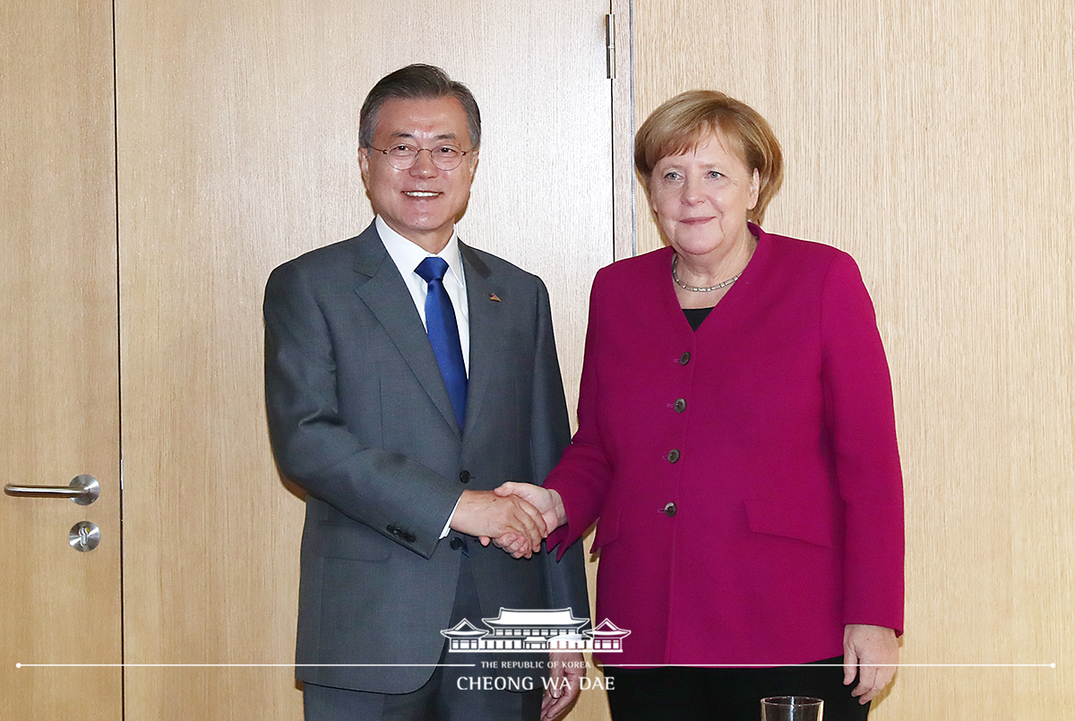 Korea-Germany Summit on the sidelines of the ASEM Summit 