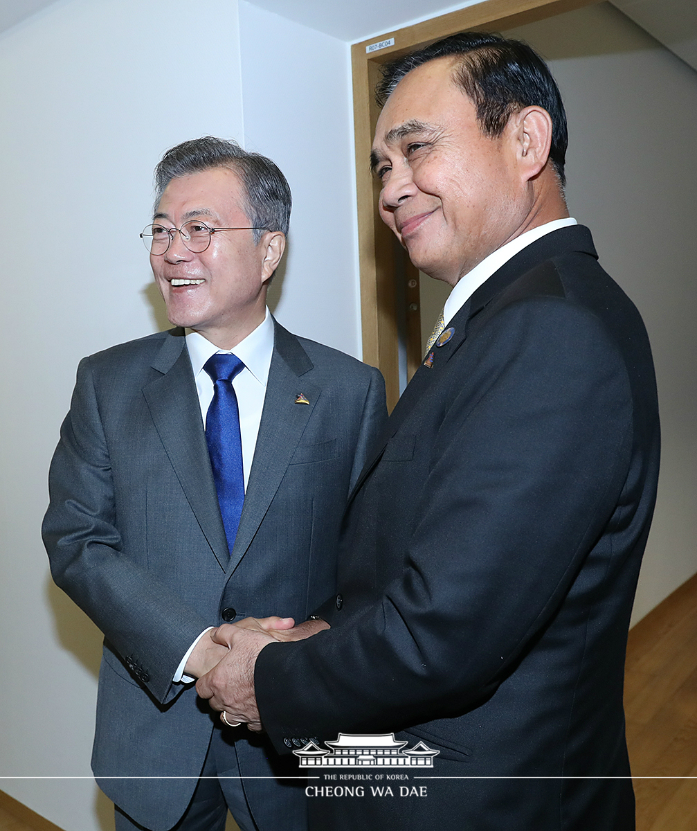 Korea-Thailand Summit on the sidelines of the ASEM Summit 