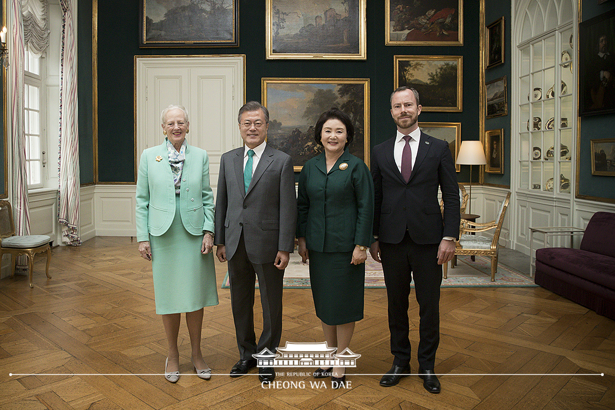 Meeting with Queen Margrethe II of Denmark 