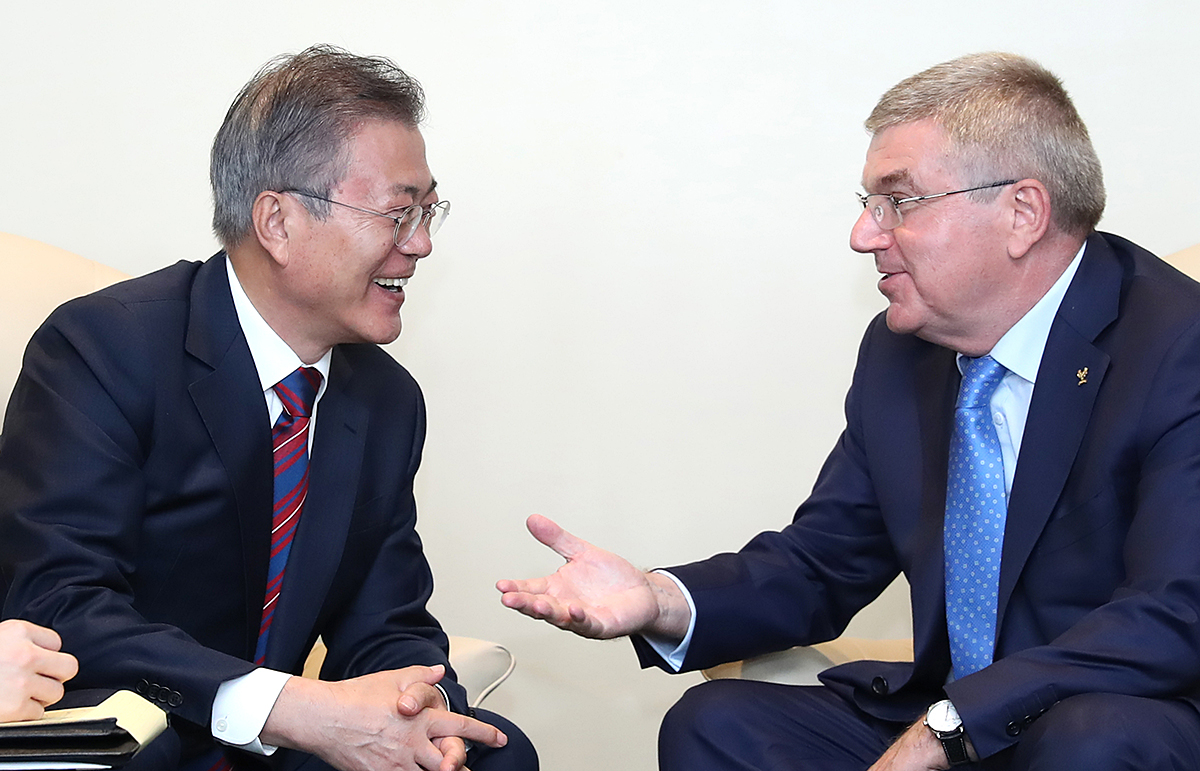 Meeting with IOC President Thomas Bach 