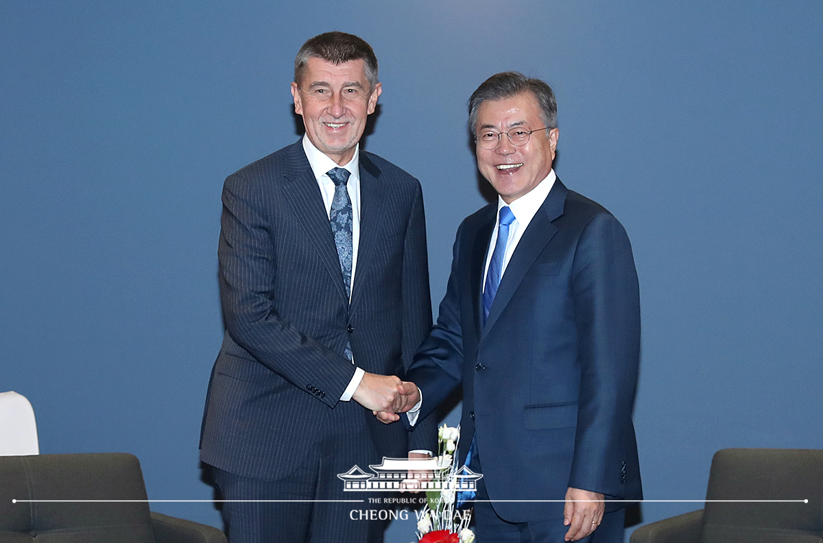 Meeting with Czech Prime Minister Andrej Babiš 