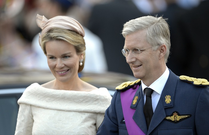 Belgian King Philippe and Queen Matilde (Yonhap News)