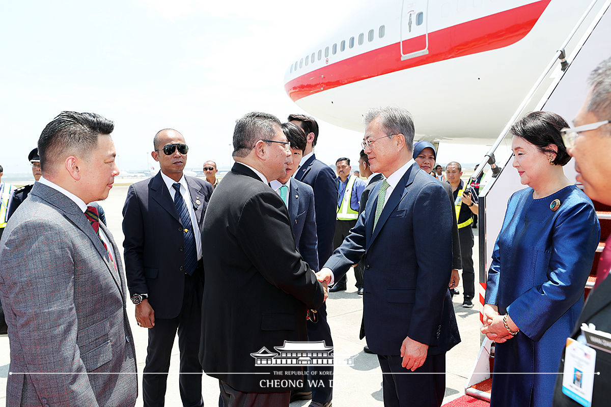 Arriving at Kuala Lumpur International Airport in Malaysia 