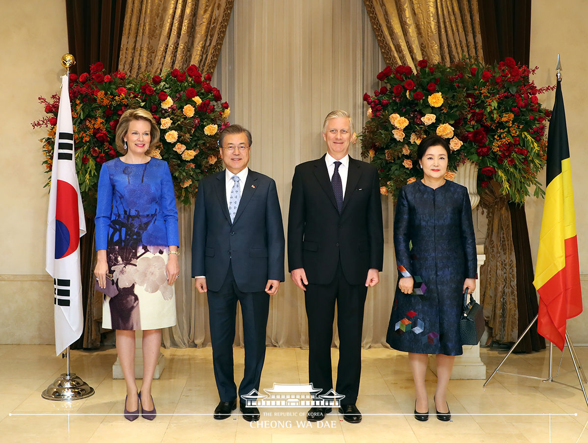 Attending a concert in Seoul hosted by His Majesty the King of the Belgians 