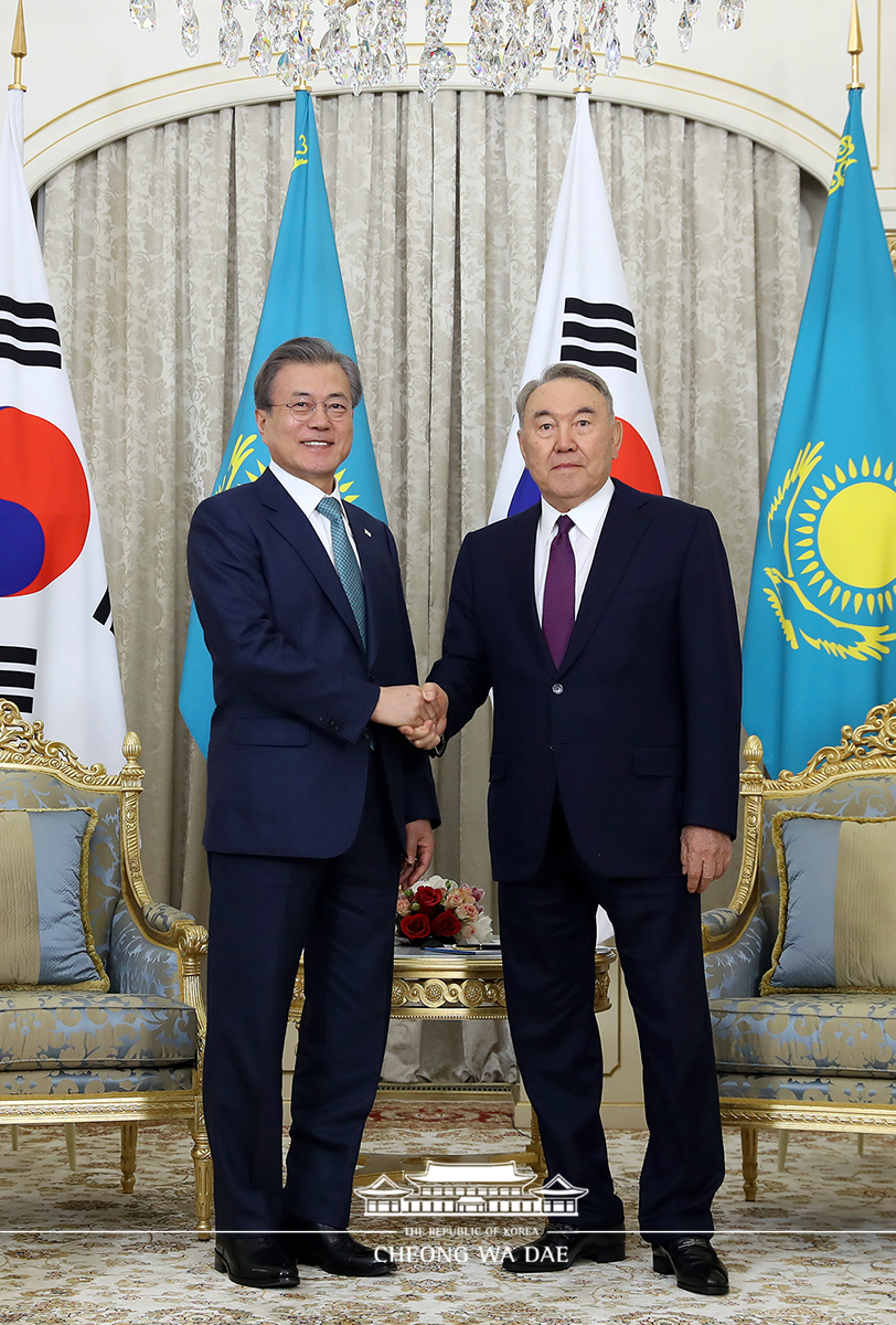 Meeting with Kazakhstan’s first President Nursultan Nazarbayev at the Nazrbayev Center in Nur-Sultan 