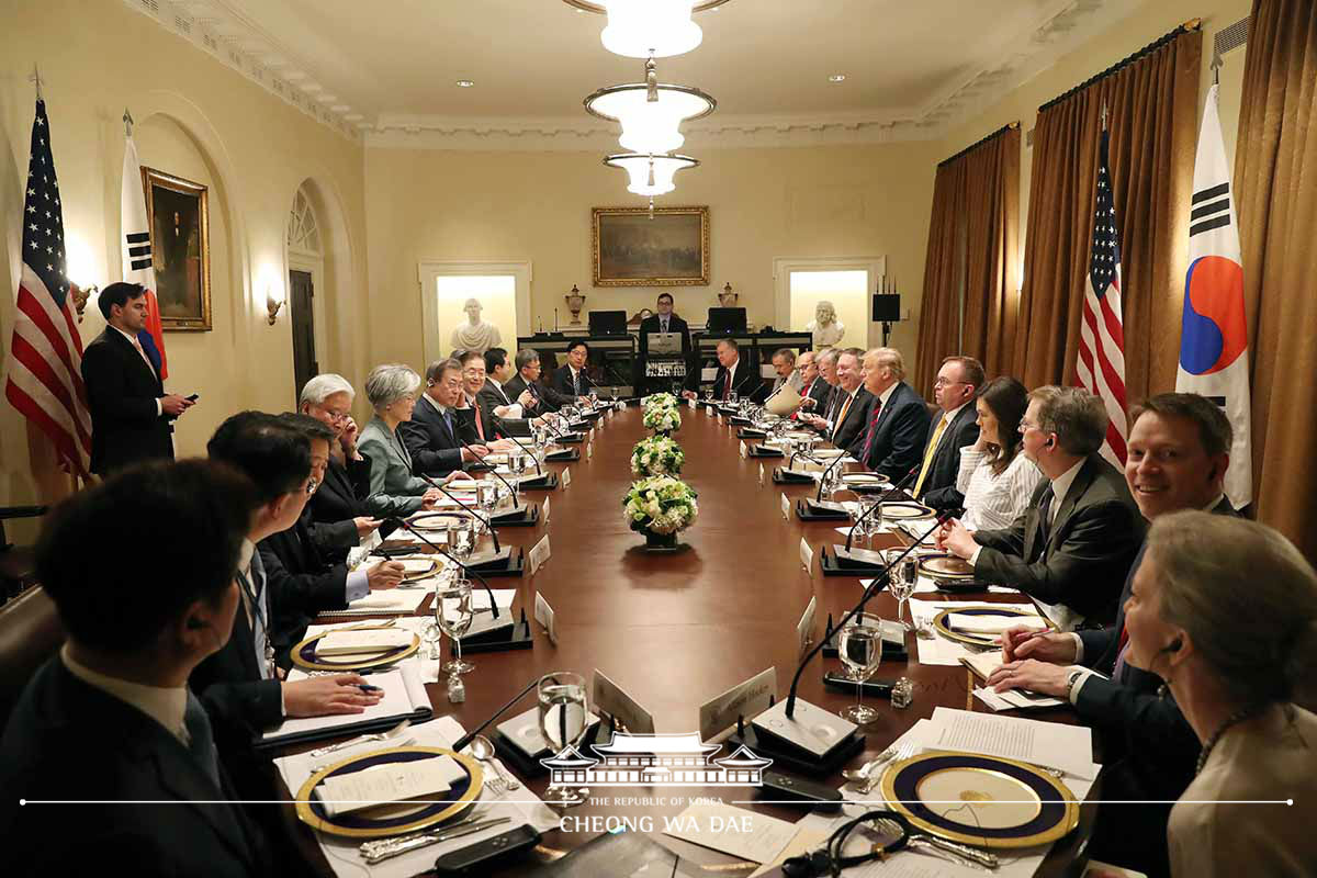 Korea-U.S. expanded summit and luncheon at the White House 