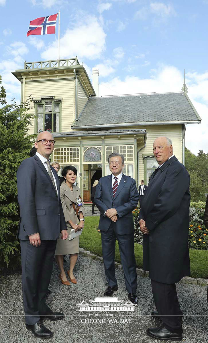 Visiting the Edvard Grieg Museum in the composer’s home in Bergen, Norway