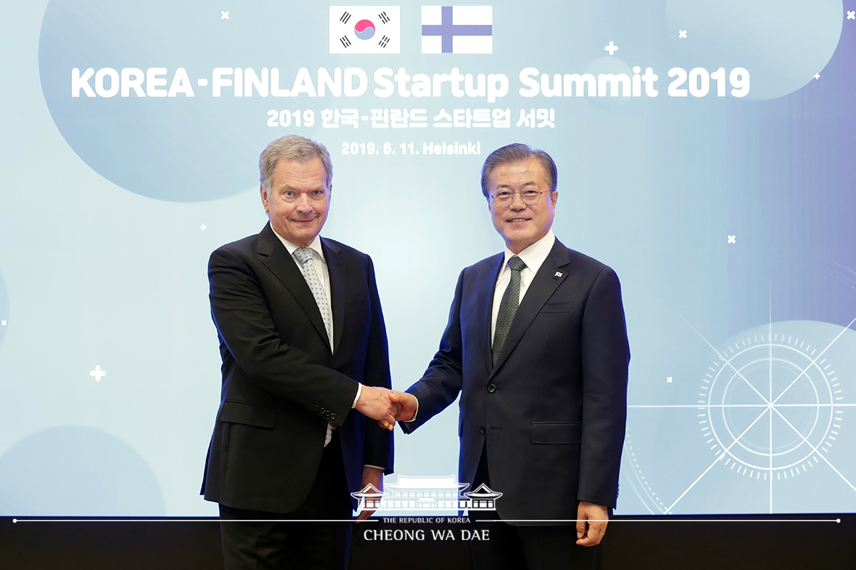 Attending the Korea-Finland Startup Summit in Helsinki