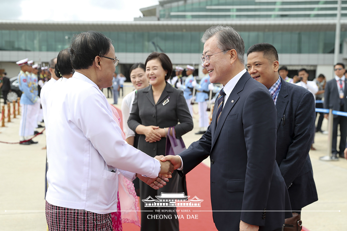 Departing from Nay Pyi Taw International Airport just outside of Myanmar’s capital 