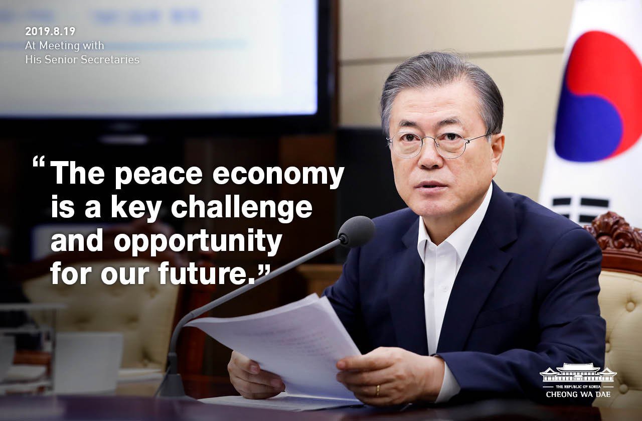 "The peace economy is a key challenge and opportunity for our future"