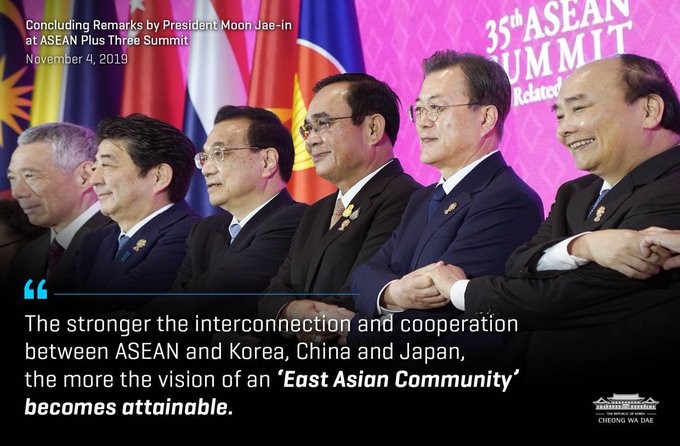 Concluding Remarks by Pres. Moon at ASEAN Plus Three Summit