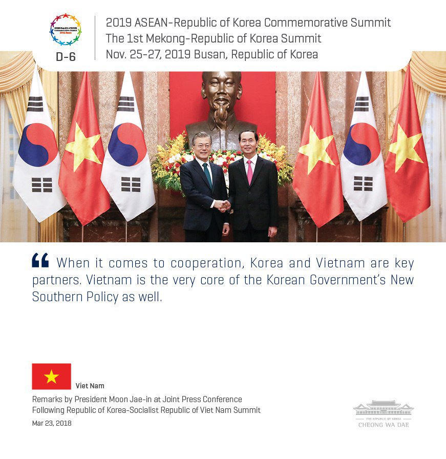 2019 ASEAN–ROK Commemorative Summit / The 1st Mekong-ROK Summit   