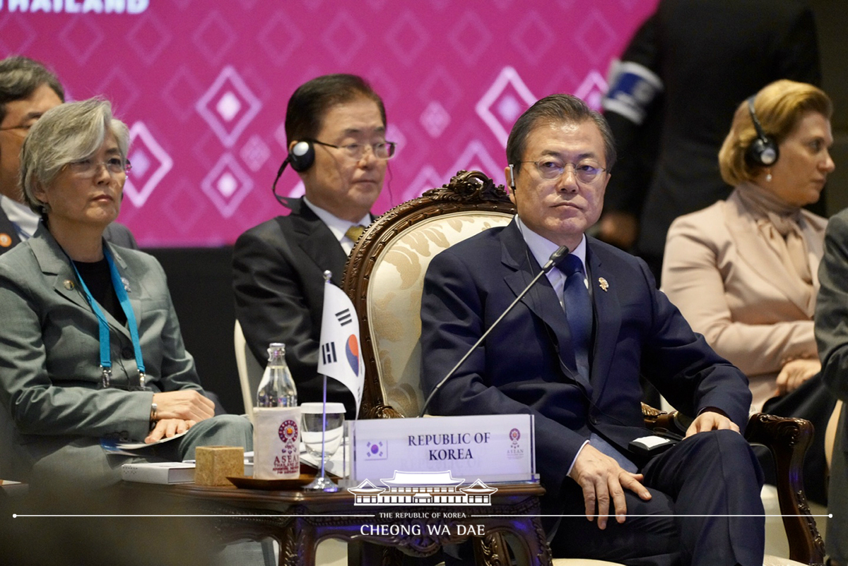 Attending the 14th East Asia Summit in Bangkok, Thailand 