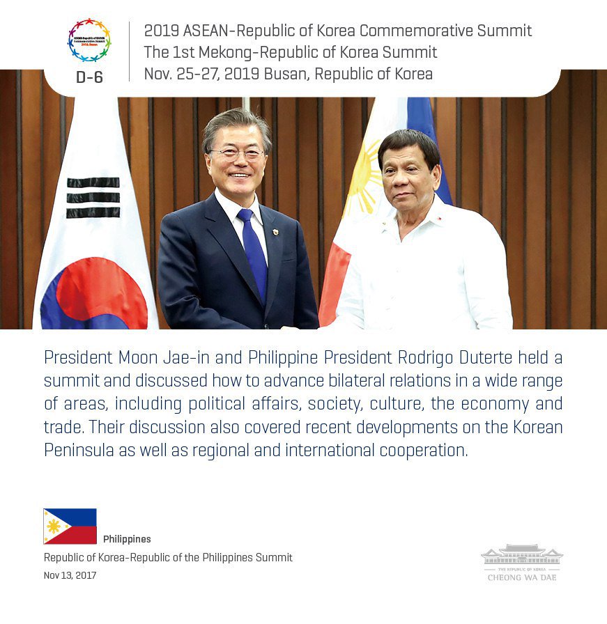 2019 ASEAN–ROK Commemorative Summit / The 1st Mekong-ROK Summit   