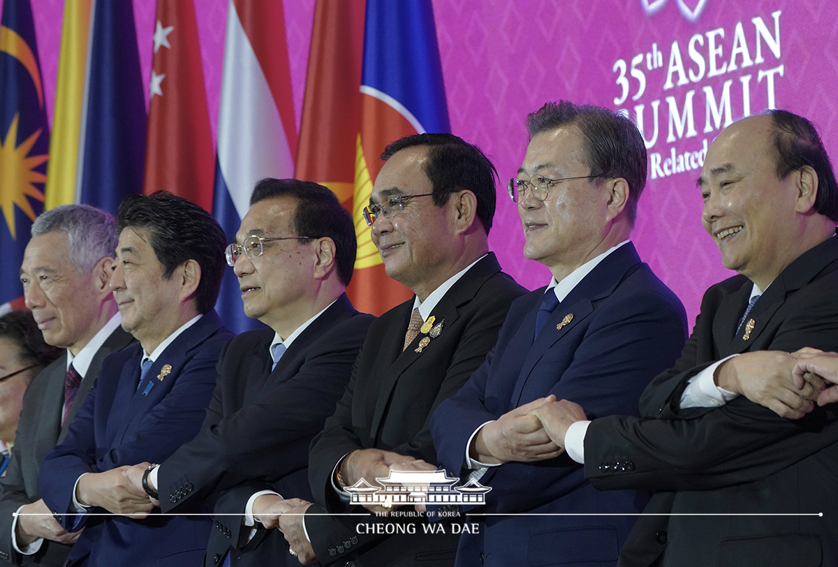 Attending the 22nd ASEAN Plus Three Summit in Bangkok, Thailand 