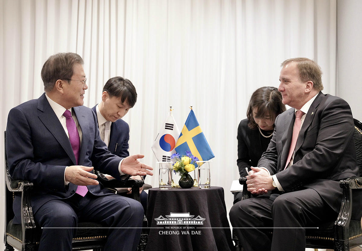 Attending the Sweden-Korea Business Summit 