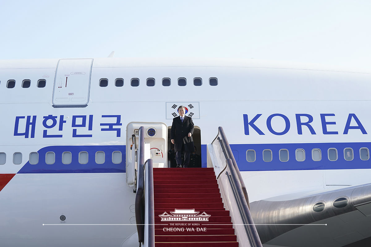 Arriving at China’s Beijing Capital International Airport 