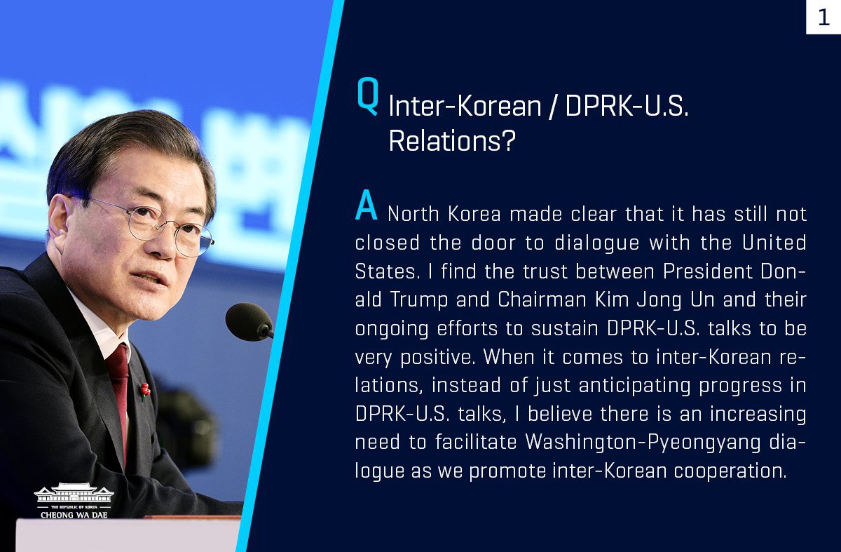 Tangible Changes in the Republic of Korea 2020 - President Moon Jae-in’s New Year Press Conference