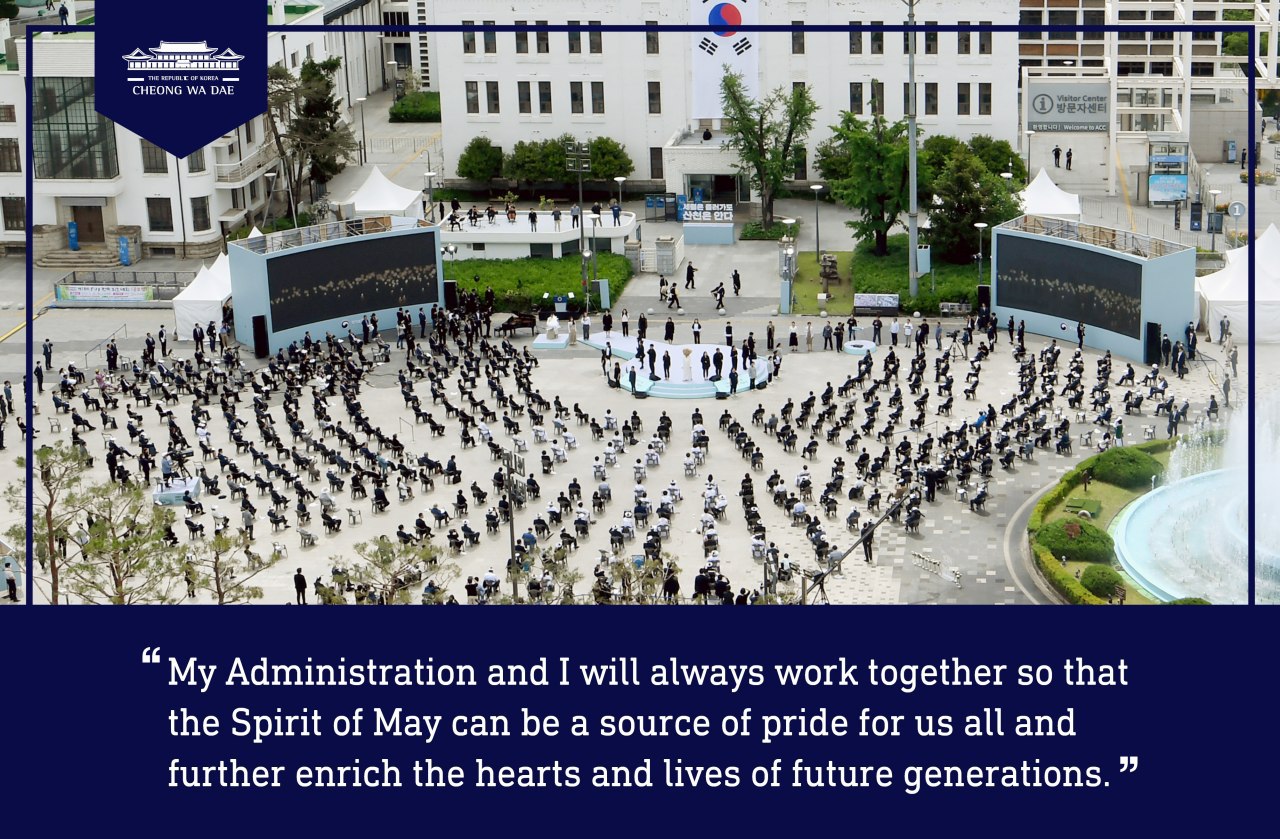 Address by Pres.Moon on 40th Anniversary of May 18 Gwangju Democratization Movement