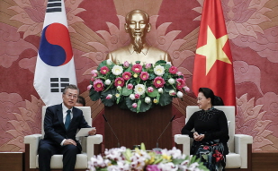 Meeting with Chairwoman of the National Assembly of Vietnam Nguyen Thi Kim Ngan 