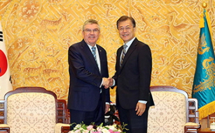 Meeting with IOC President Thomas Bach 