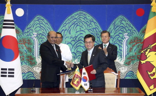 Korea-Sri Lanka MOU signing ceremony 