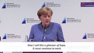 Le monde attend le sommet intercoréen 2018, Angela Merkel