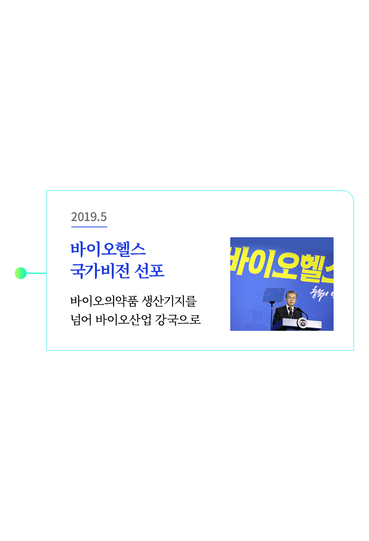 2019.5, 바이오헬스 국가비전 선포, 바이오의약품 생산기지를 넘어 바이오산업 강국으로