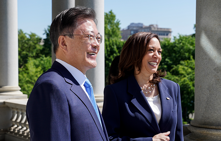 해리스 미국 부통령 접견