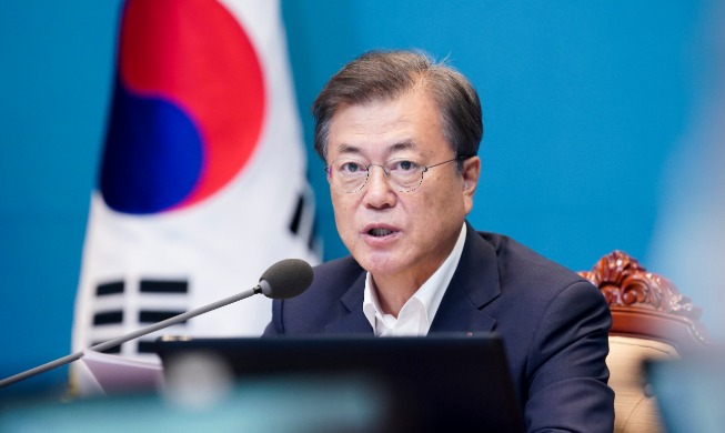 crop_20200630_President Moon Jae-in speaks during a meeting of his senior secretaries.jpg