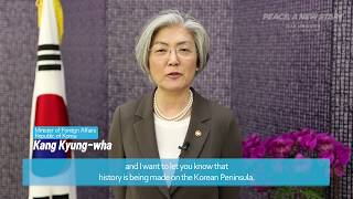 Foreign Minister Kang Kyung-wha of the Republic of Korea