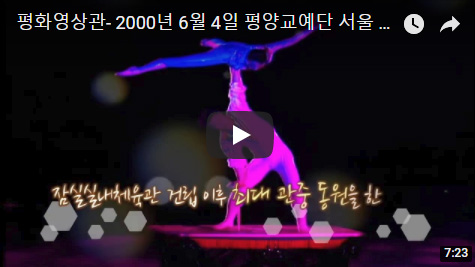 2000년 6월 4일 평양교예단 서울 공연