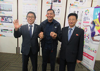 2018년 6월 28일 - 남‧북‧아시아올림픽평의회(OCA)·아시안게임조직위원회는 2018 아시안게임 3개 종목(카누, 조정, 여자농구)에서 남북 단일팀을 구성하기로 합의