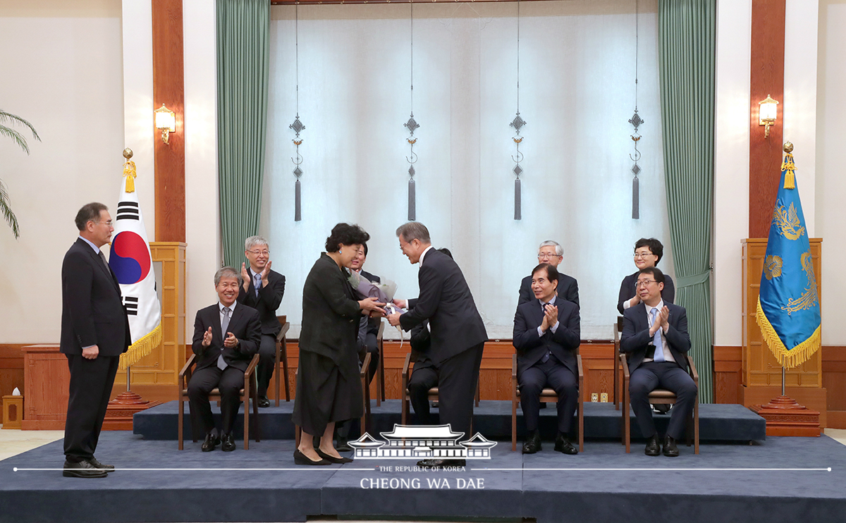 신임 농림축산식품부 장관 임명장 수여식