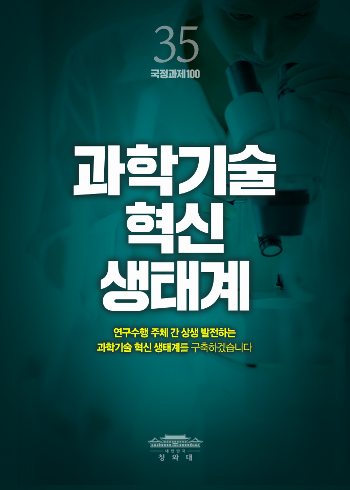 과학기술 혁신 생태계-연구수행 주체 간 상생 발전하는 과학기술 혁신 생태계를 구축하겠습니다.