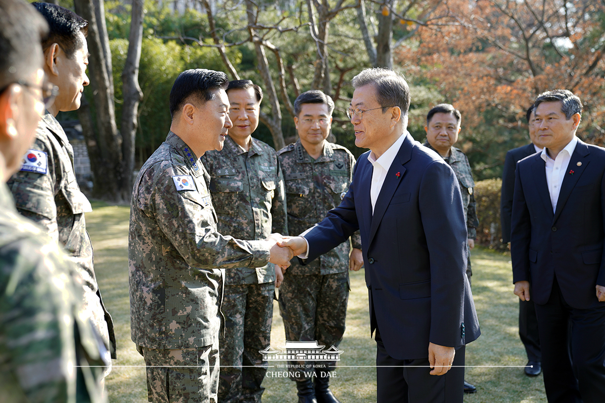 군 주요 직위자 초청 오찬	